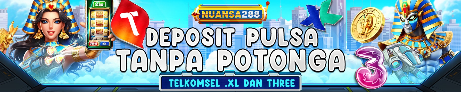 DEPOSIT PULSA TANPA POTONGAN